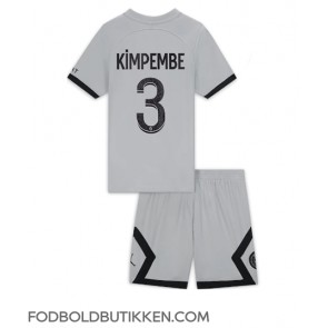 Paris Saint-Germain Presnel Kimpembe #3 Udebanetrøje Børn 2022-23 Kortærmet (+ Korte bukser)